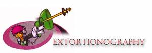 Extortionography logo.