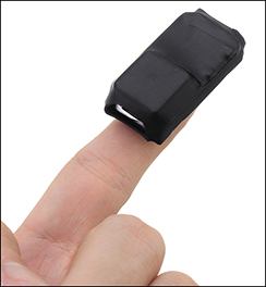 GPS Tracker on Fingertip