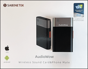 Audiowow on Shipping Box