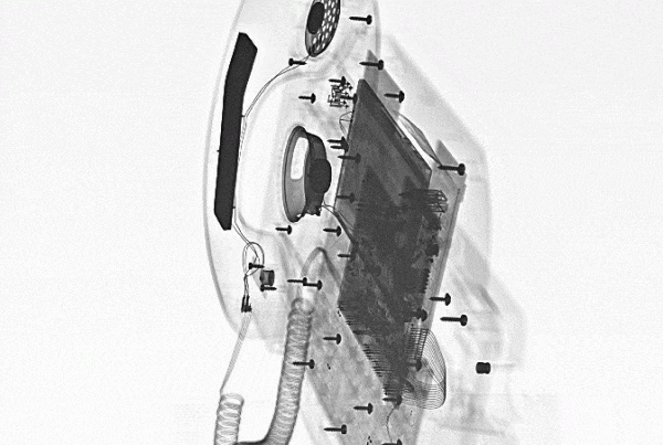 X-ray of Executive Desk Telephone