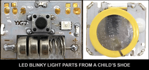 Childs LED Shoe Light Parts